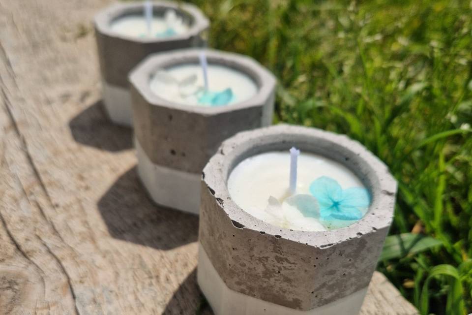 Beton candle