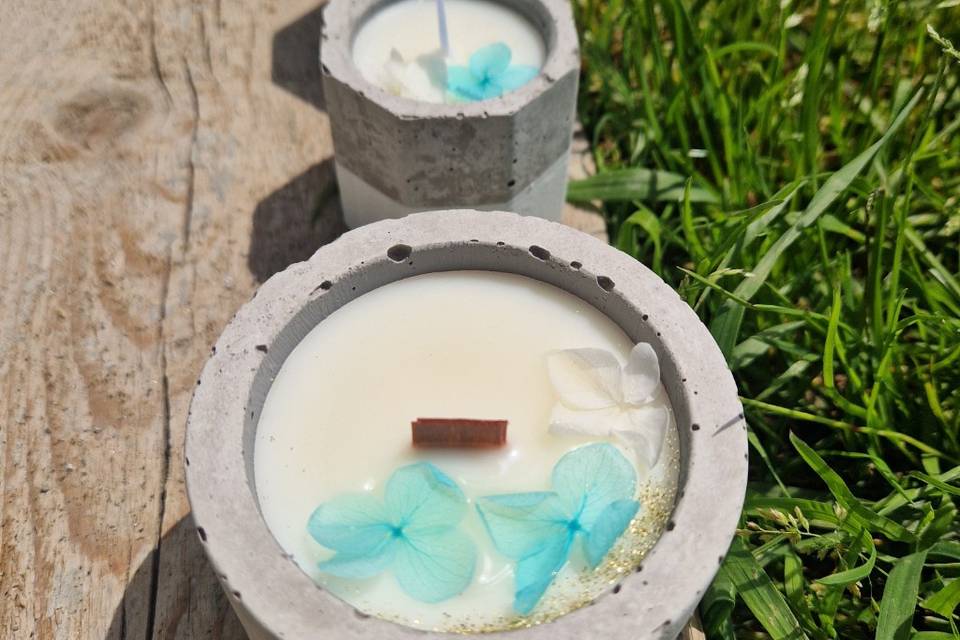 Beton candle