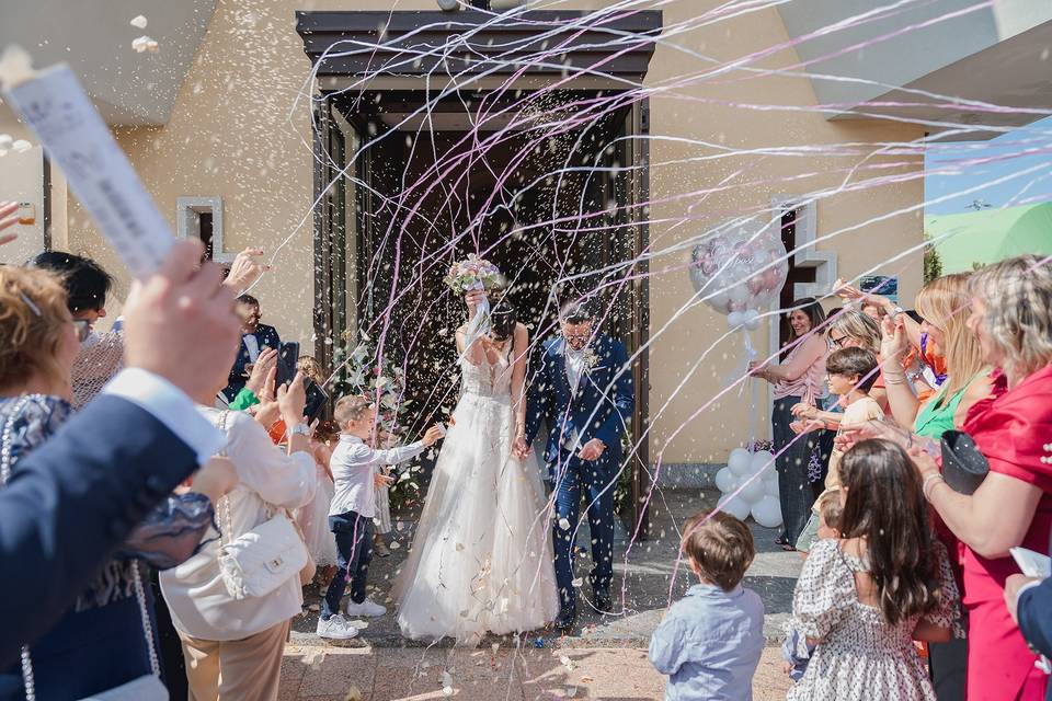 Divieto di lancio di coriandoli per matrimoni a Matera