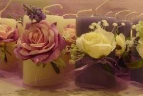 Candele profumate shabby