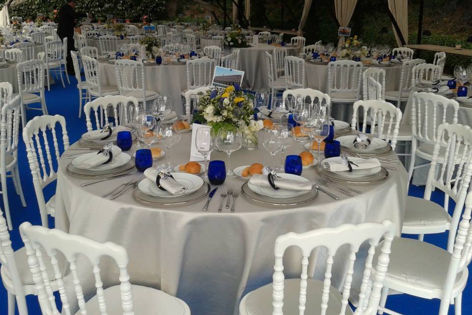 Matrimonio in blu - pergola