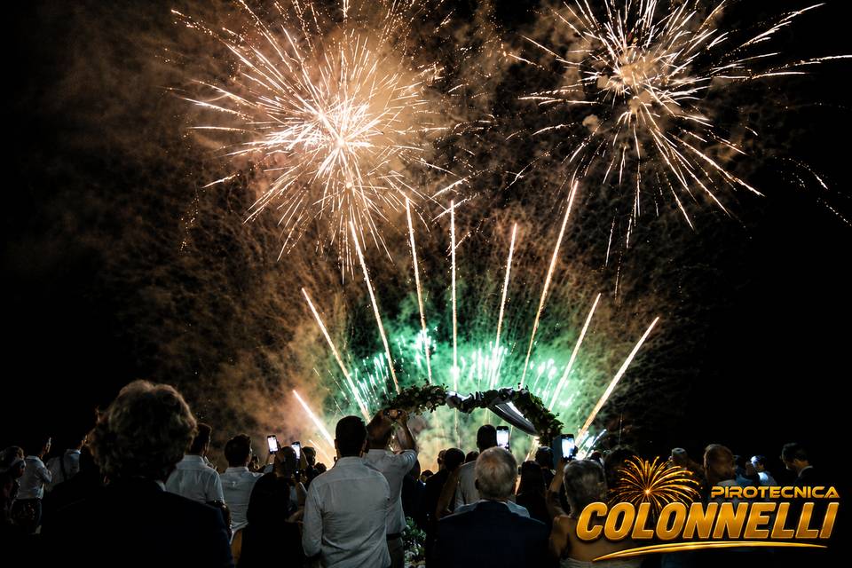 Fuochi d'artificio-Matrimonio