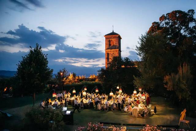 Cena in giardino