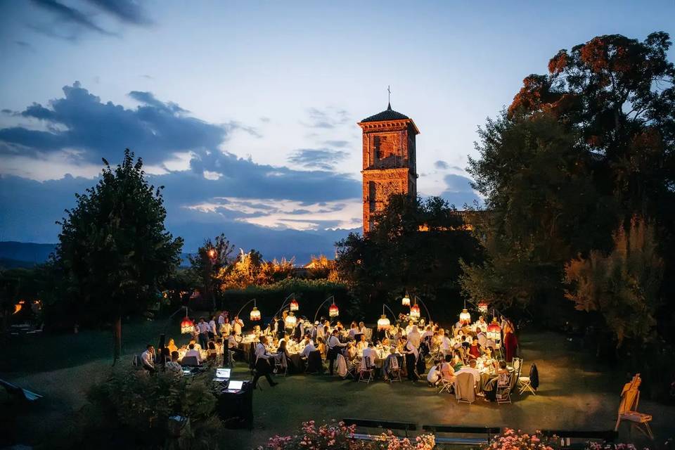Cena in giardino