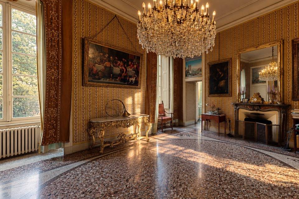 Gli interni del castello