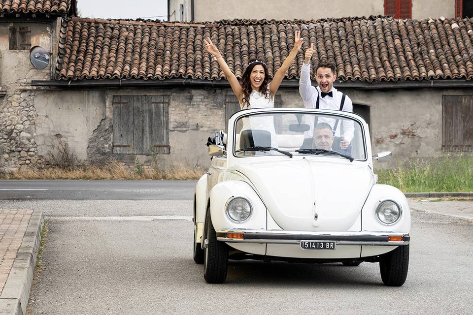 Foto arrivo sposa