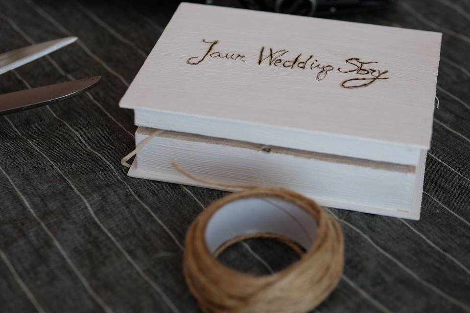 Wedding packaging brown