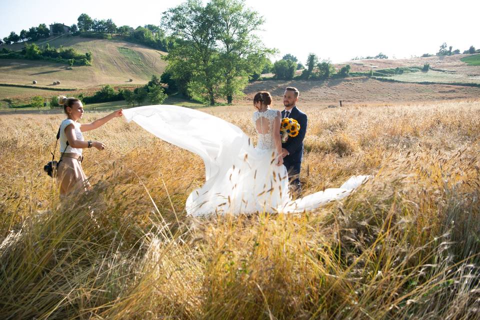 Sul set, Marzia Reggiani Ph