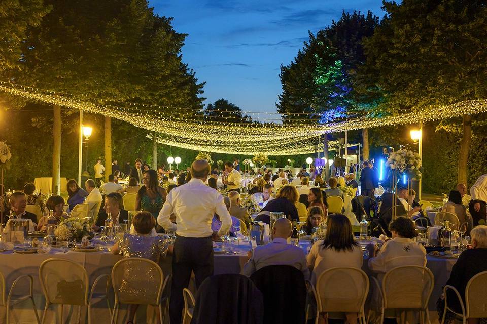 Ricevimento in giardino