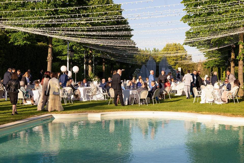 Ricevimento in giardino