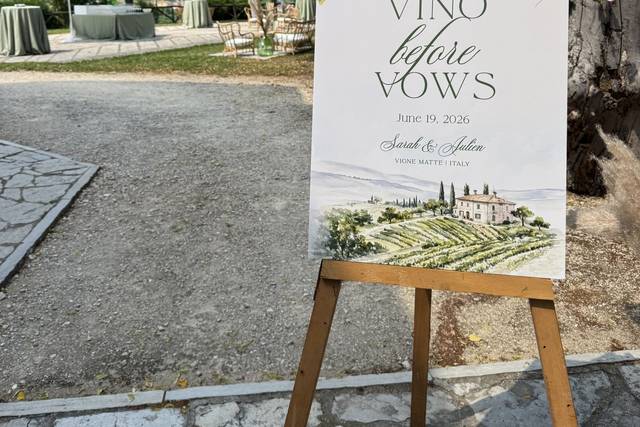 Welcome sign
