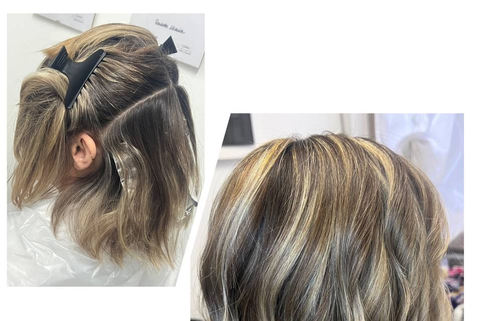 Baby lights balayage