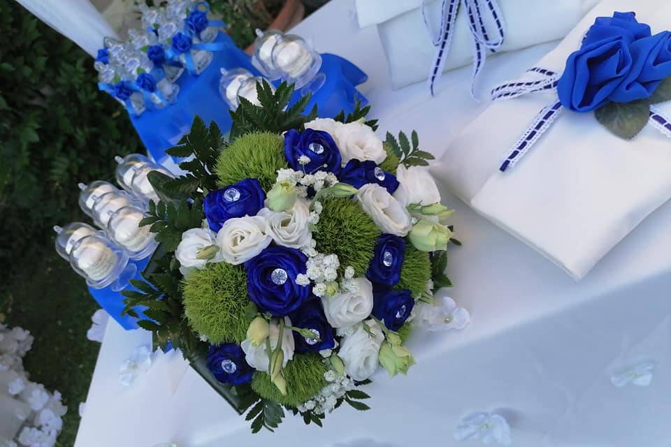 Buquet in blu