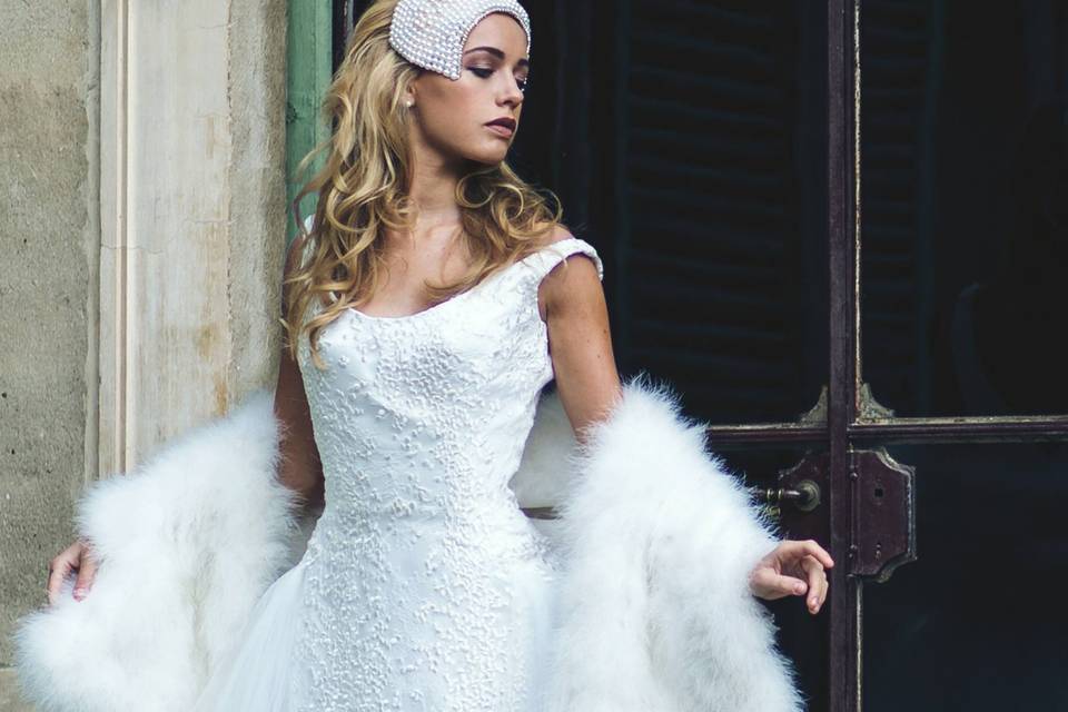 Foglio Bianco Abiti da Sposa