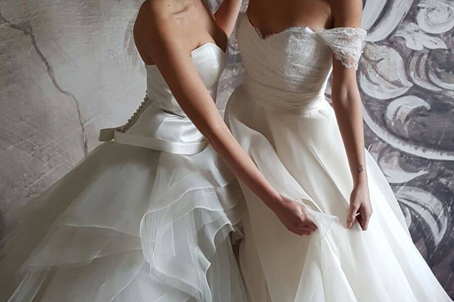 Foglio Bianco Abiti da Sposa