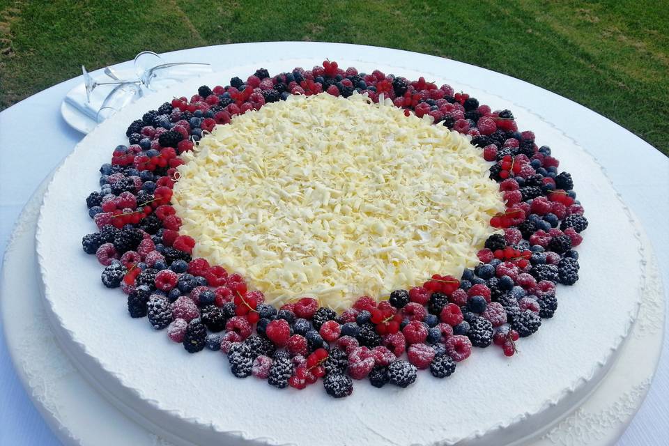 Chantilly e frutti di bosco