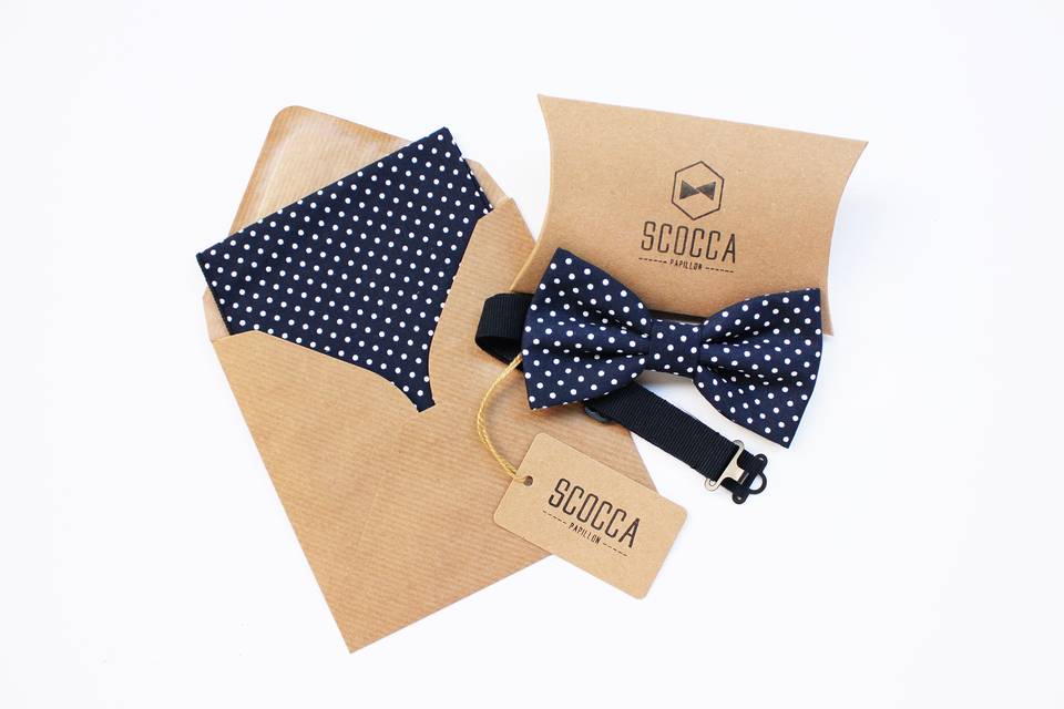 Papillon & Pochette, Pois blu