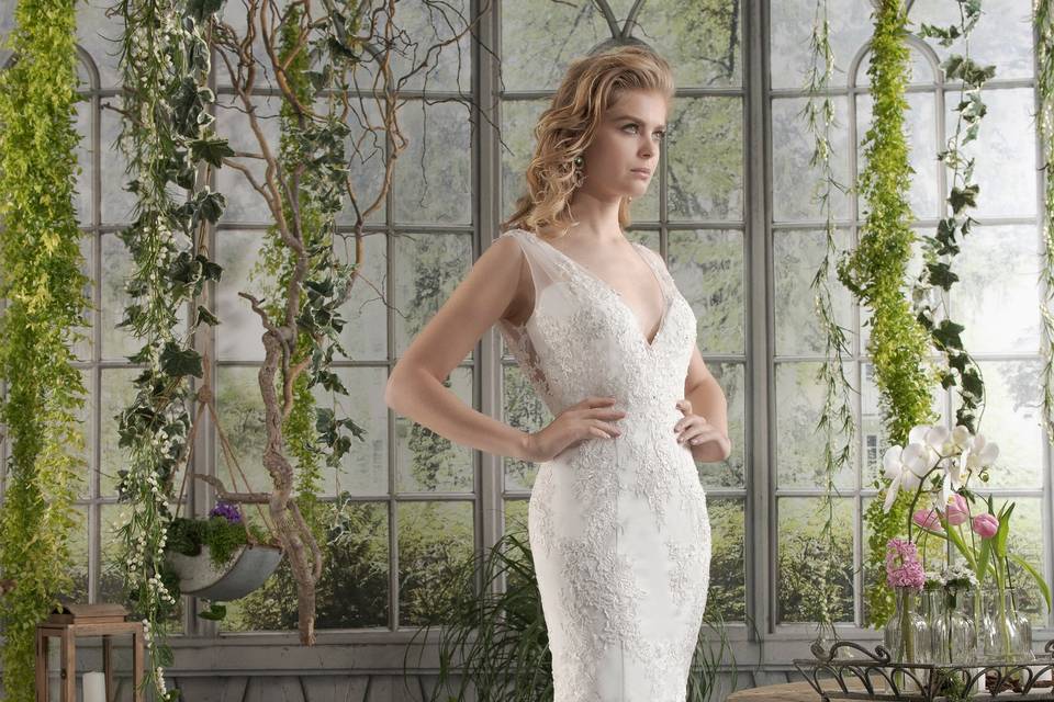 Celeste 2020 - abito chiffon