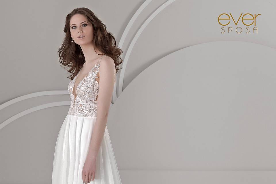 Ever sposa 2020 scollo a v