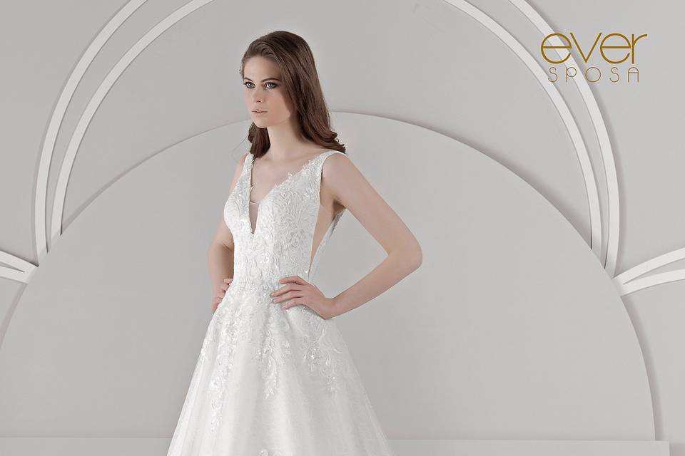 Ever sposa 2020 scollo a v