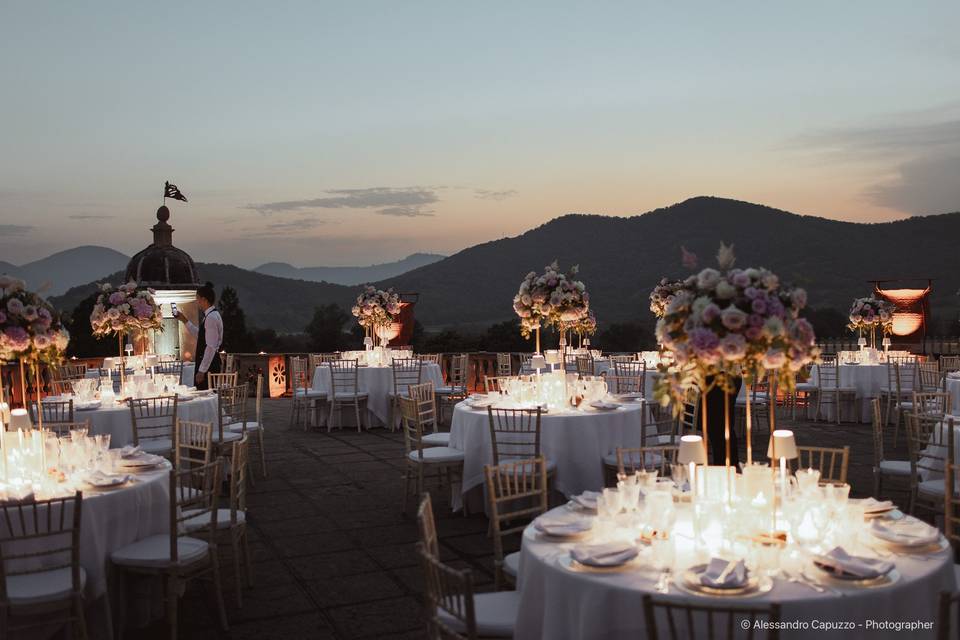 Tramonto in terrazza