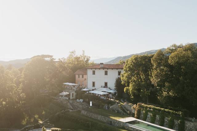 La Villa dall'alto