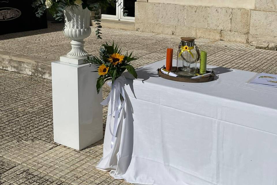 Tavolo cerimonia