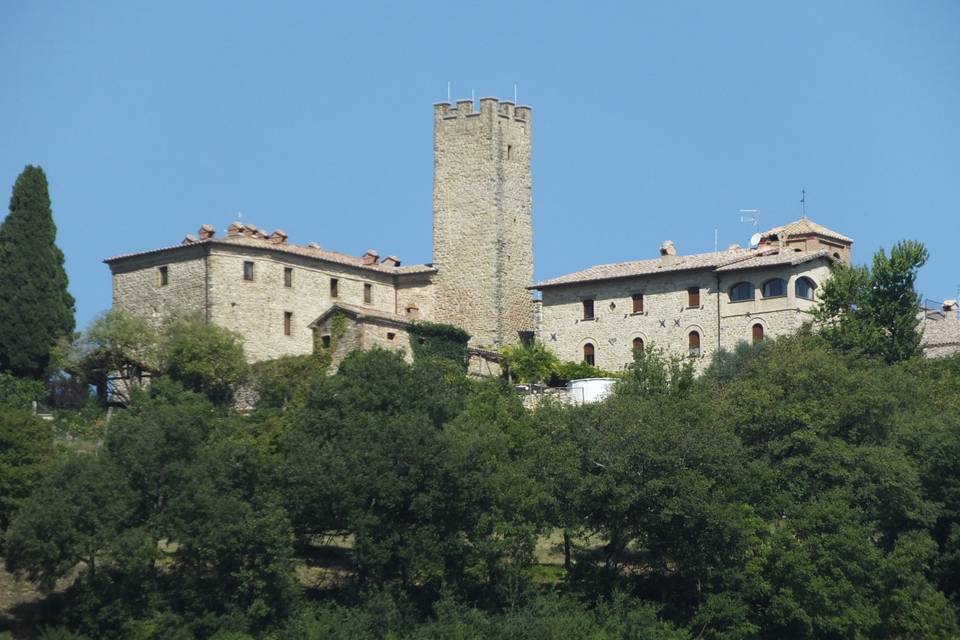 Vista Castello di Giomici