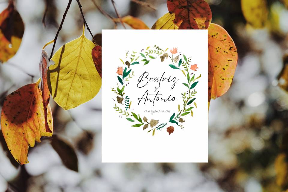 Scudo personalizzato autunnale