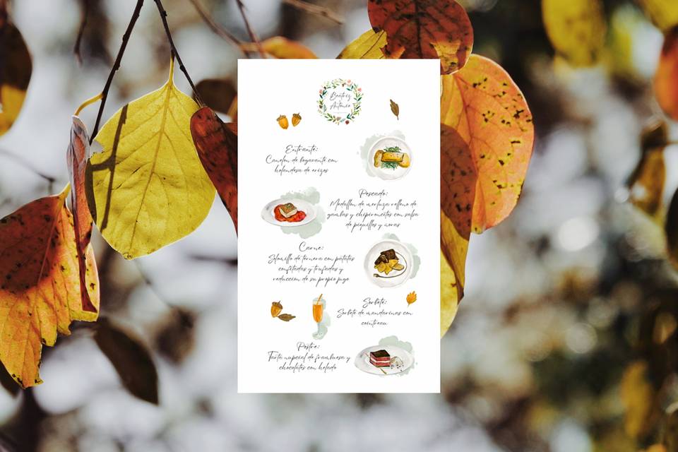 Menù matrimonio autunnale