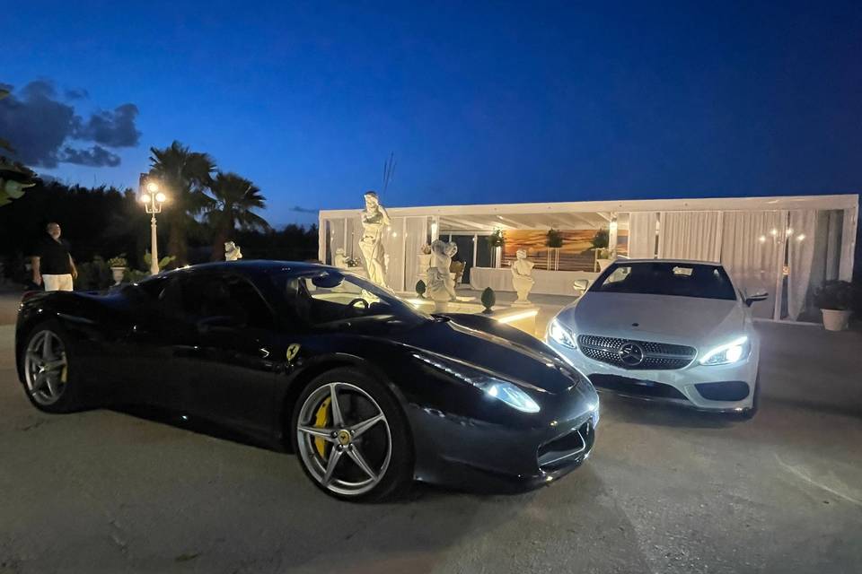 Mercedes canrio&ferrari458