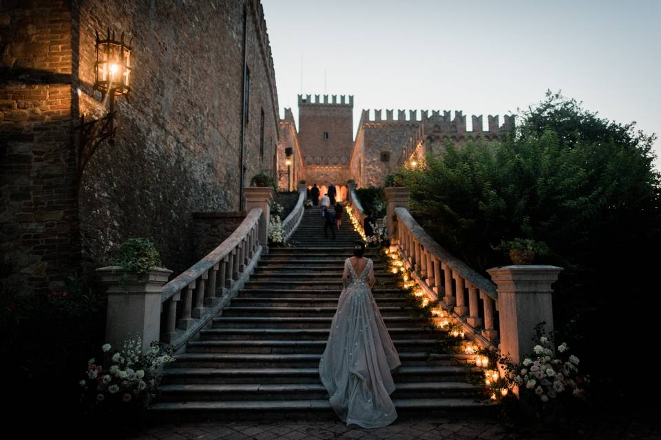 Terrazza illuminata