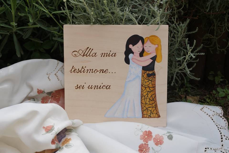 Bomboniera scatola testimone