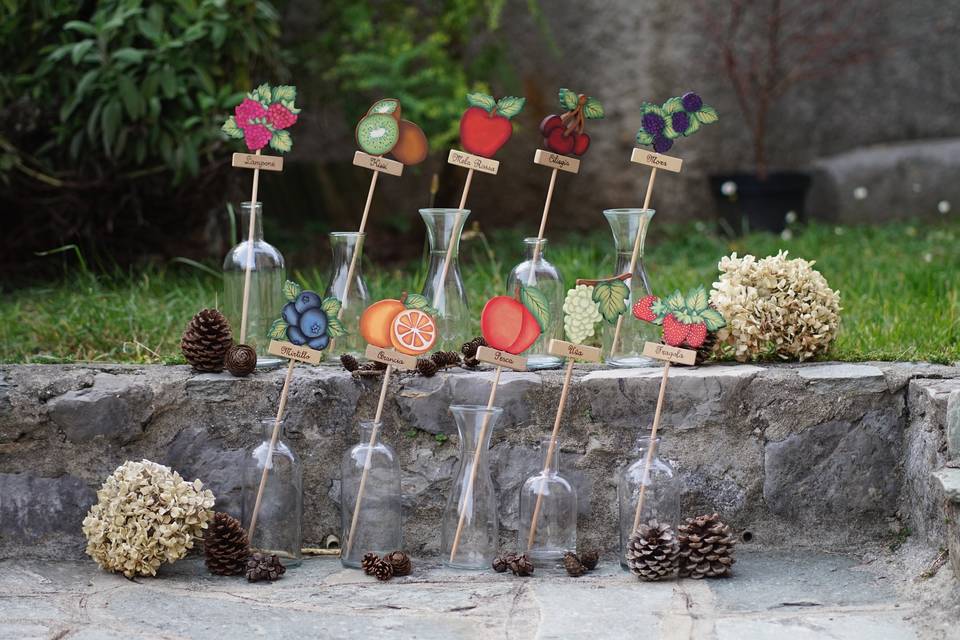 Segnatavolo frutta