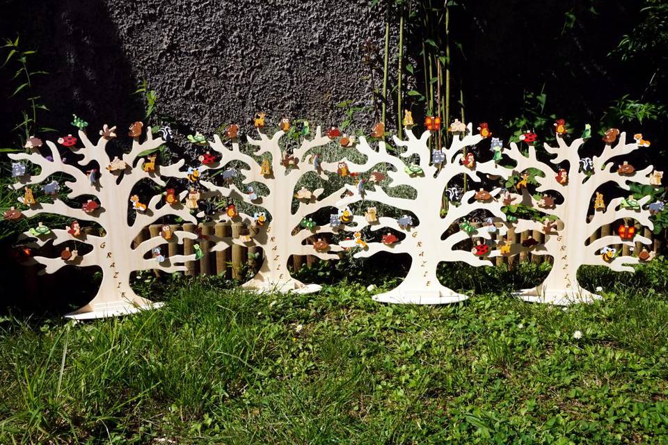 Tableau mariage alberi animali