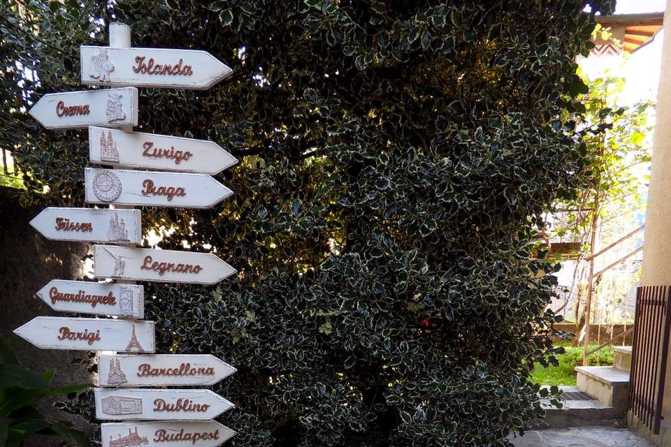 Tableau mariage frecce viaggio
