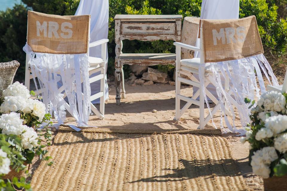 Ceremonia en la playa