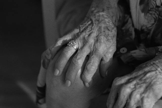 Grandmother’s hand
