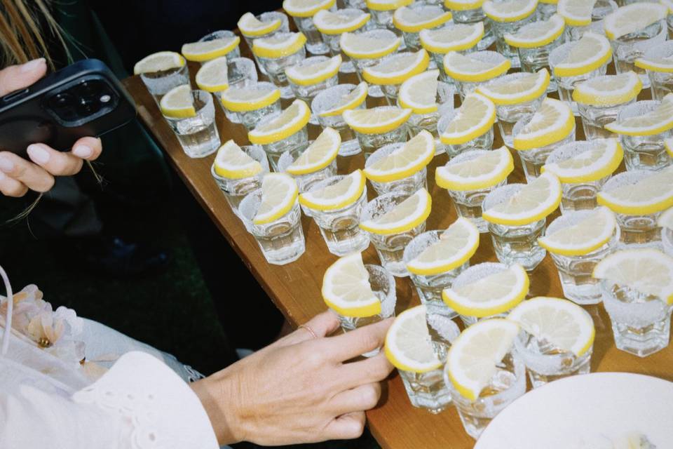 Torta di shot Fiamma e Guido