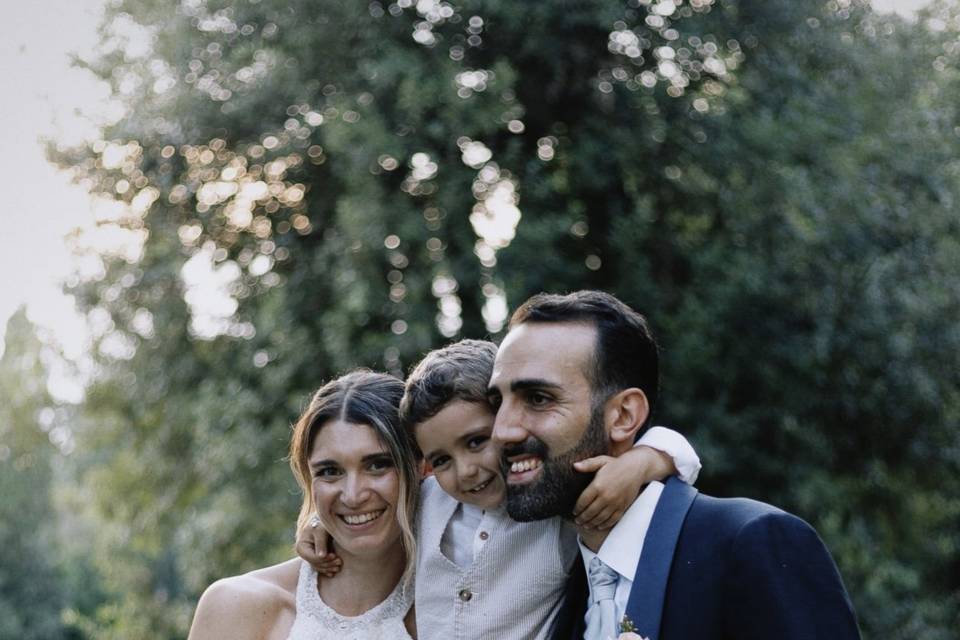 Sposi e figlio