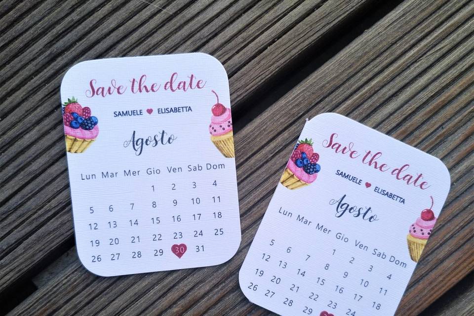 Save the date Sweet