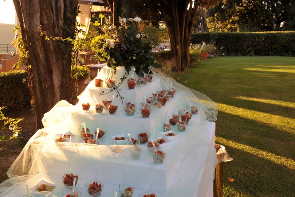 Buffet cascata di sapori