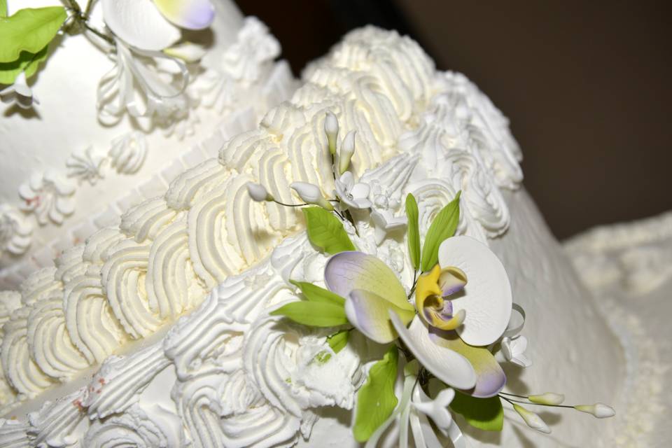 Dettaglio top wedding cake