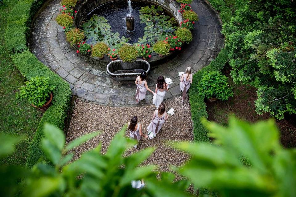 Cortile e scala terrazza