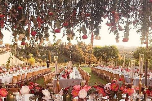 Cena in giardino