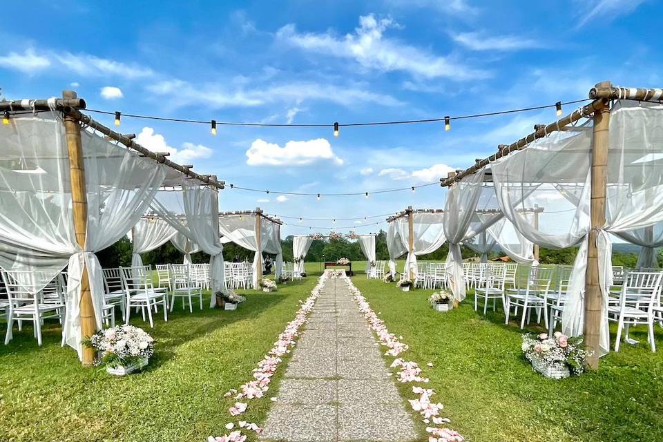 Ingresso in cerimonia pombia