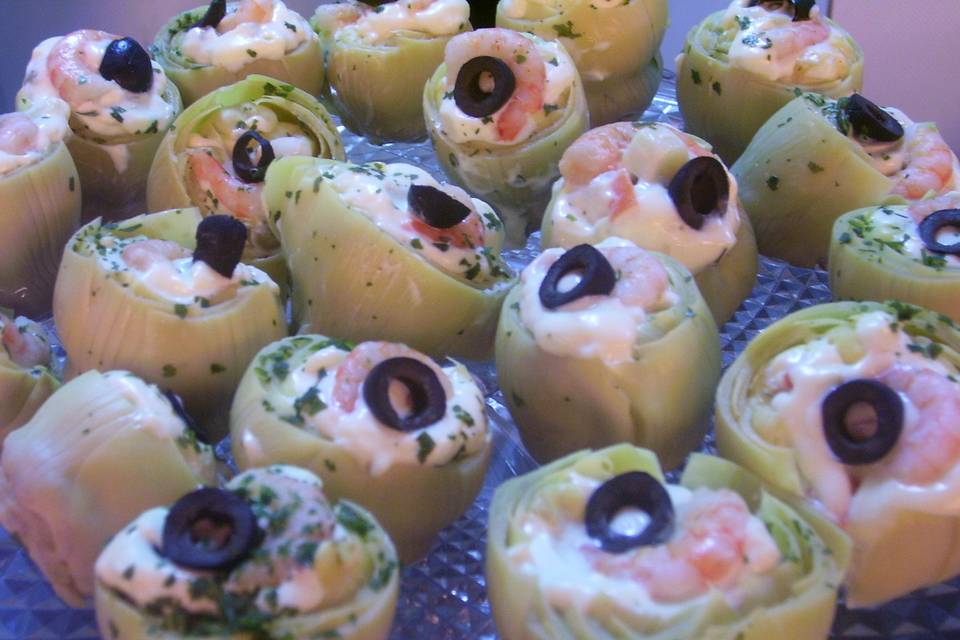 Carciofi alla romana farciti