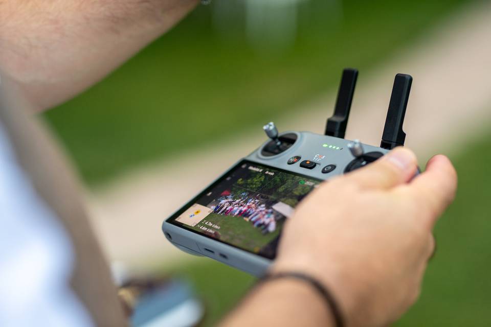 Schermo del radiocomando drone