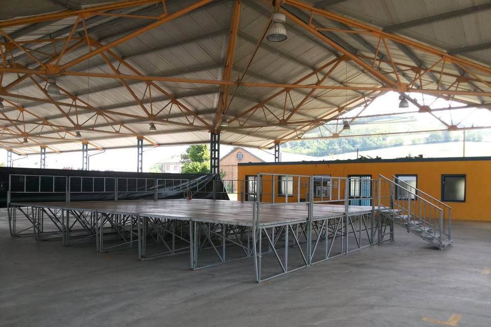 Palco modulare da esterno