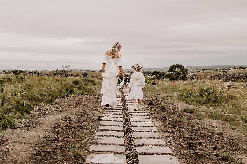 Bride & Daughter